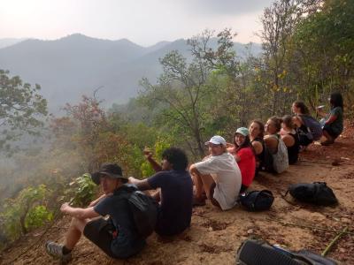 leonie, Fleur, .Sebastien,, Joel, Arther, Apoline, Nathalie, Johanna and Christian | Chiang Mai Trekking | Le meilleur trekking à Chiang Mai avec Piroon Nantaya