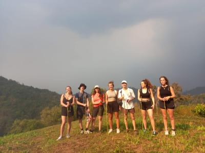 leonie, Fleur, .Sebastien,, Joel, Arther, Apoline, Nathalie, Johanna and Christian | Chiang Mai Trekking | Le meilleur trekking à Chiang Mai avec Piroon Nantaya