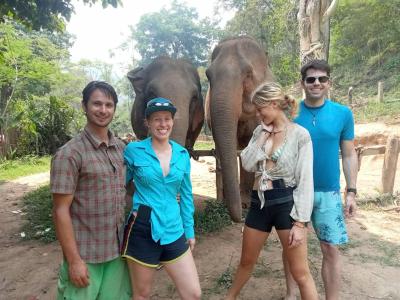 Michael, Alayna, Markus, Lise | Chiang Mai Trekking | Le meilleur trekking à Chiang Mai avec Piroon Nantaya