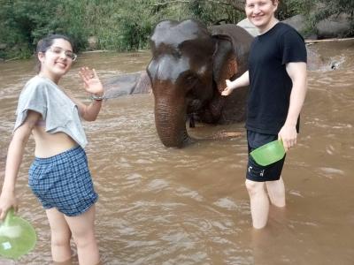 Nicolas, Andreas, Rohan, Yessica | Chiang Mai Trekking | Le meilleur trekking à Chiang Mai avec Piroon Nantaya