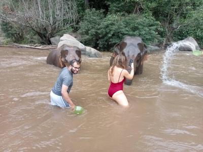 Nicolas, Andreas, Rohan, Yessica | Chiang Mai Trekking | Le meilleur trekking à Chiang Mai avec Piroon Nantaya