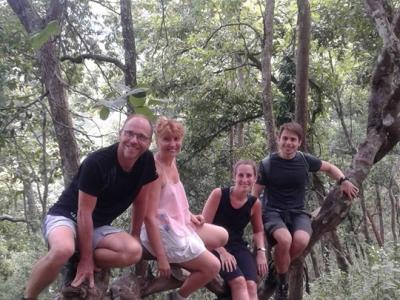 Two days one night trekking with Andreas and Katharina Christine,Emmanuel couple  | Chiang Mai Trekking | Le meilleur trekking à Chiang Mai avec Piroon Nantaya