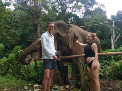 2 days/1 night hard trekking at Mok Fa Waterfall & Elephant camp | Chiang Mai Trekking | Le meilleur trekking à Chiang Mai avec Piroon Nantaya